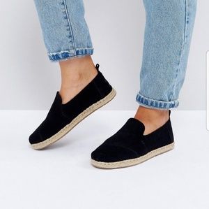 Suede TOMS espadrilles